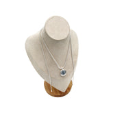 Magneet ketting zilverkleurig