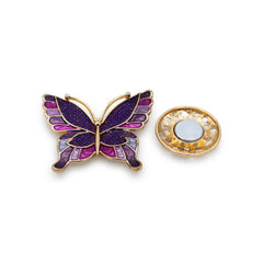 Magneet broche nr 300 fantasy goudkleurig