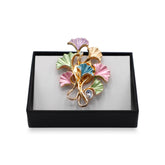 Magnetbrosche Nr.304 Fantasie Goldfarben