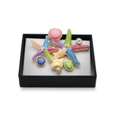 Magnetbrosche Nr.311 Fantasie Goldfarben