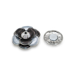 Magnetbrosche Nr.314 Fantasie Silberfarben