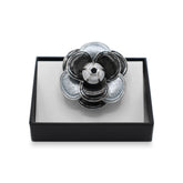 Magnetbrosche Nr.314 Fantasie Silberfarben