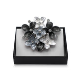 Magnetbrosche Nr.316 Fantasie Silberfarben