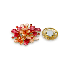Magneet broche nr 320 fantasy goudkleurig