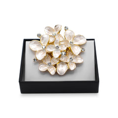 Magnetbrosche Nr.321 Fantasie Goldfarben