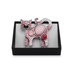 Magnetbrosche Nr.332 Fantasie Silberfarben