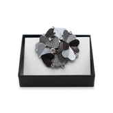 Magnetbrosche Nr.333 Fantasie Silberfarben