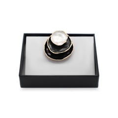 Magnetbrosche Nr.338 Fantasie Goldfarben