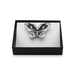 Magnetbrosche Nr.348 Fantasie Silberfarben