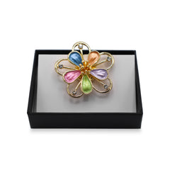 Magnetbrosche Nr.354 Fantasie Goldfarben