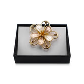 Magnetbrosche Nr.355 Fantasie Goldfarben