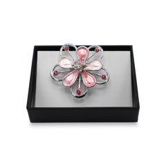 Magnetbrosche Nr.356 Fantasie Silberfarben