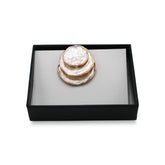 Magnetbrosche Nr.362 Fantasie Goldfarben