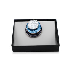 Magnetbrosche Nr.363 Fantasie Silberfarben