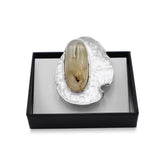 Magnetbrosche Nr.364 Fantasie Silberfarben