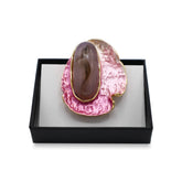 Magnetbrosche Nr.365 Fantasie Goldfarben