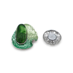 Magnetbrosche Nr.366 Fantasie Silberfarben