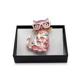 Magnetbrosche Nr.369 Fantasie Goldfarben