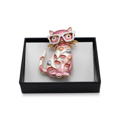 Magnetbrosche Nr.369 Fantasie Goldfarben