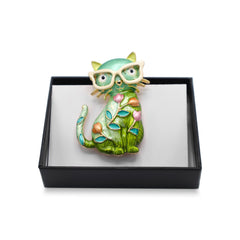 Magnetbrosche Nr.370 Fantasie Goldfarben