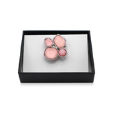 Magnetbrosche Nr.372 Fantasie Silberfarben