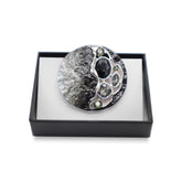 Magnetbrosche Nr.374 Fantasie Silberfarben