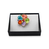 Magnetbrosche Nr.382 Fantasie Goldfarben