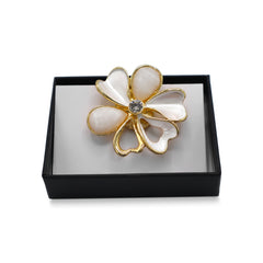 Magnetbrosche Nr.391 Fantasie Goldfarben