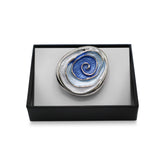 Magneet broche nr 404 fantasy zilverkleurig