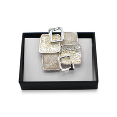 Spilla magnetica n. 468, stile fantasy, color argento