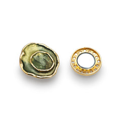 Spilla magnetica n. 468, stile fantasy, color argento