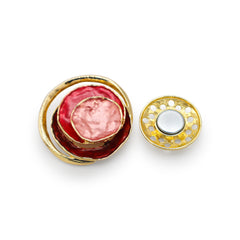 Spilla magnetica n. 468, stile fantasy, color argento