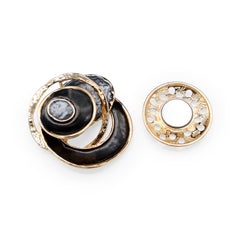 Magnetbrosche Nr. 182 Fantasie Goldfarben