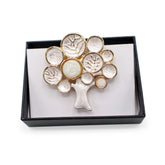 Magnetbrosche Nr. 183 Fantasie Goldfarben