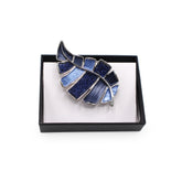 Magnetbrosche Nr. 256 Fantasie Silberfarben