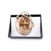 Magnetbrosche Nr. 197 Fantasie Goldfarben