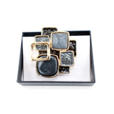 Magnetbrosche Nr. 200 Fantasie Goldfarben