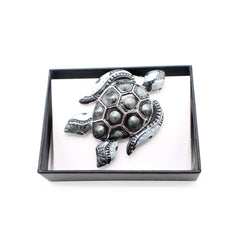 Magneet broche nr 209 fantasy zilverkleurig