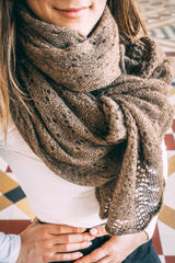 4-Jahreszeiten-Schal dark brown