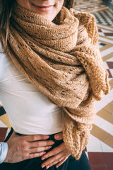 4-Jahreszeiten-Schal dark brown