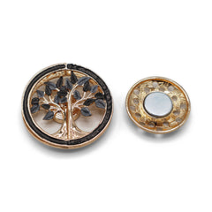 Magnetbrosche Nr. 148 Fantasie Goldfarben