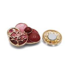 Magneet broche nr 99 fantasy goudkleurig