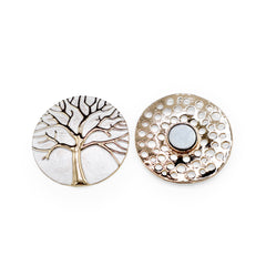 Magnetbrosche Nr. 189 Fantasie Goldfarben