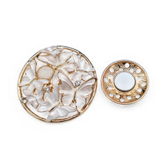 Magnetbrosche Nr. 171 Fantasie Goldfarben