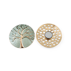 Magnetbrosche Nr. 191 Fantasie Goldfarben