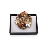 Magnetbrosche Nr. 233 Fantasie Goldfarben