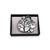 Magneet broche nr 243 fantasy zilverkleurig