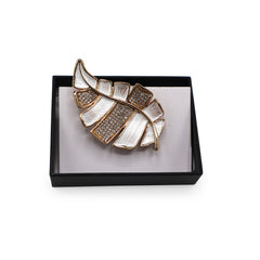 Magnetbrosche Nr. 261 Fantasie Goldfarben