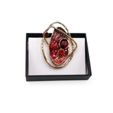 Magneet broche nr 265 fantasy goudkleurig