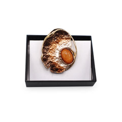 Magnetbrosche Nr. 268 Fantasie Goldfarben